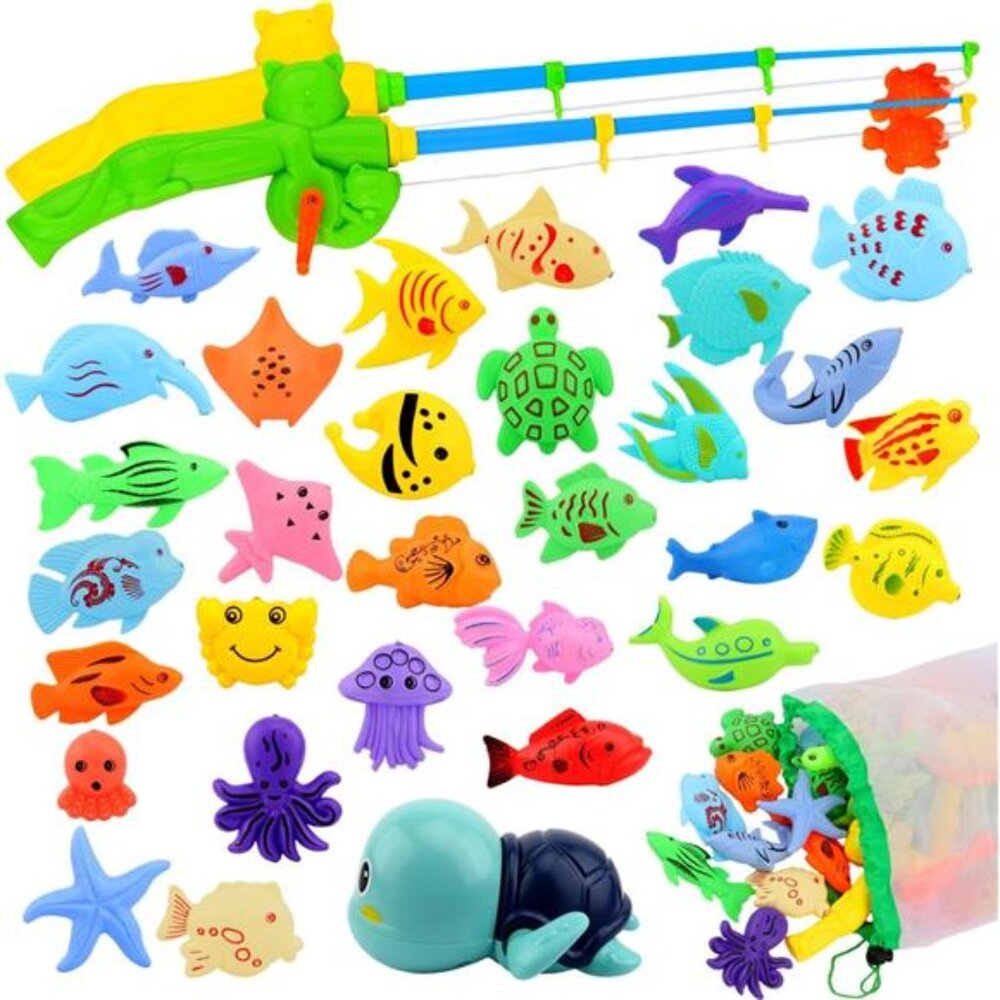 Magnetic Fishing Pool Toys Game, Water Table Bathtub Bath Toy -